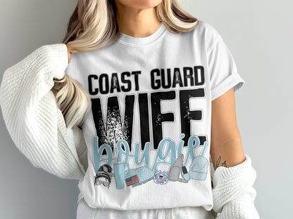 Coast Guard Wife Bougie Graphic Tee
