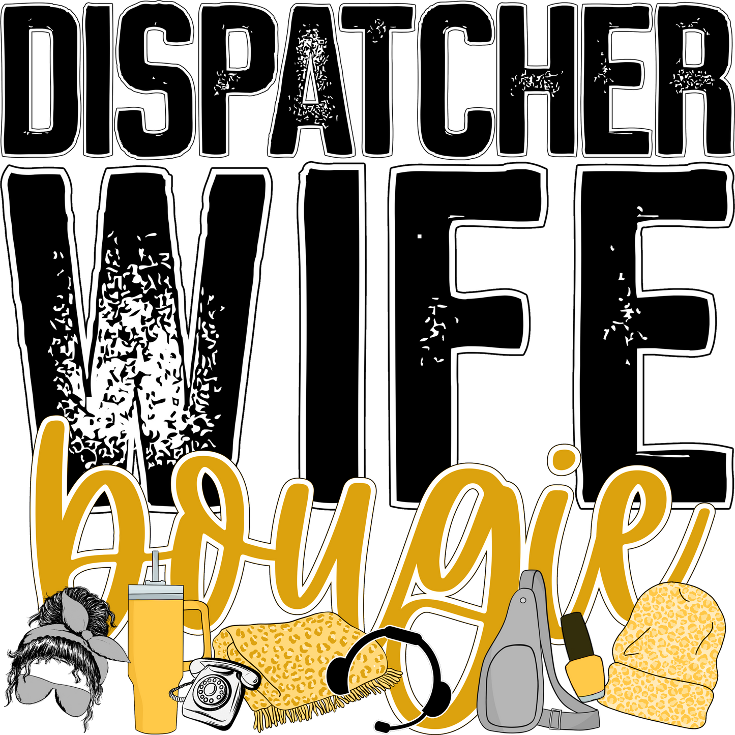 Dispatcher Wife Bougie Graphic Print product