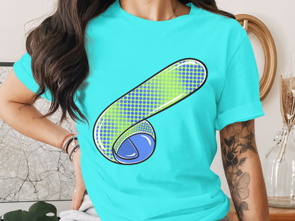 Fun Graphic T-Shirt with Whimsical Colorful Design