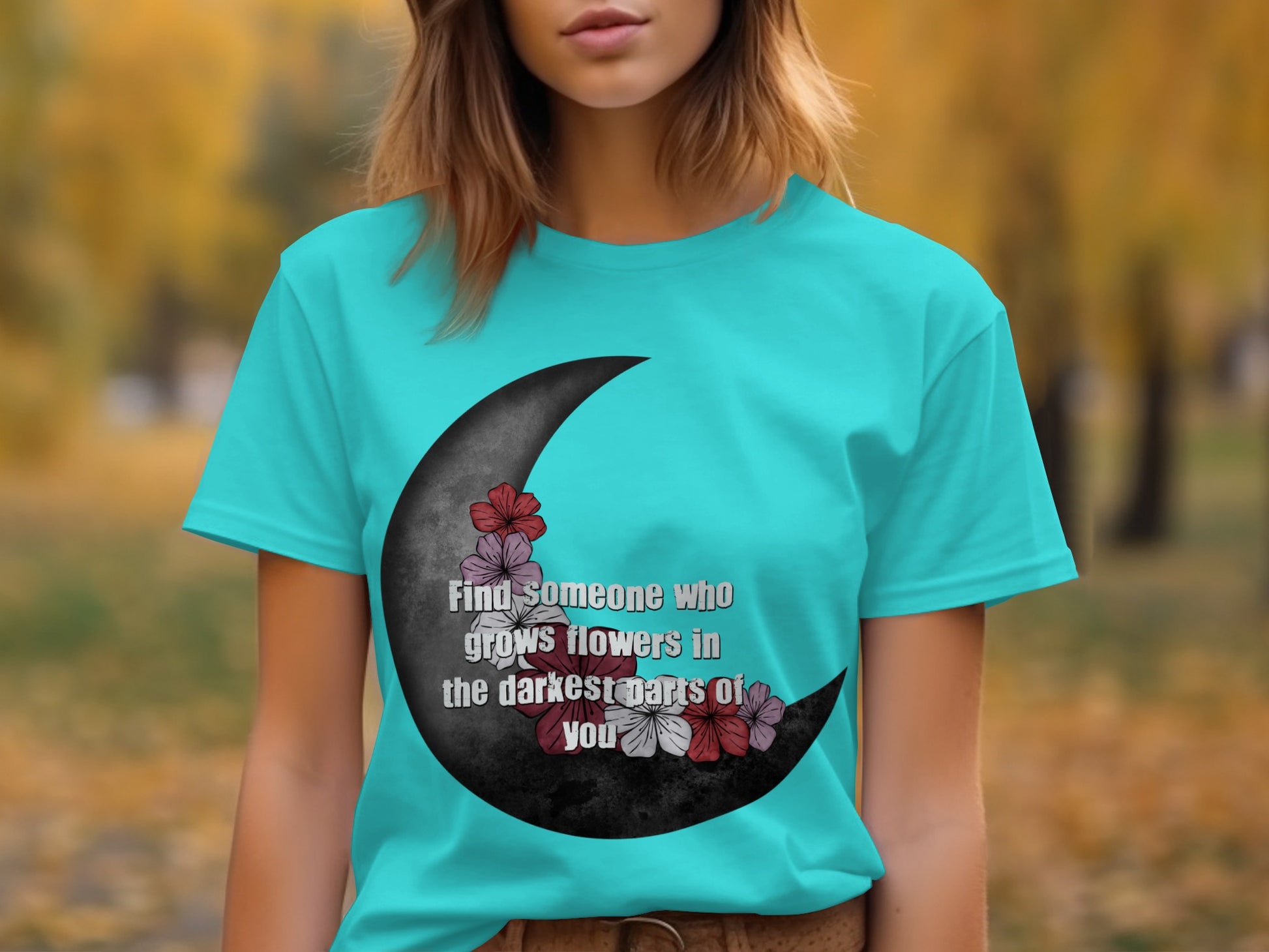 Find Someone Who Grows Flowers Graphic Tee