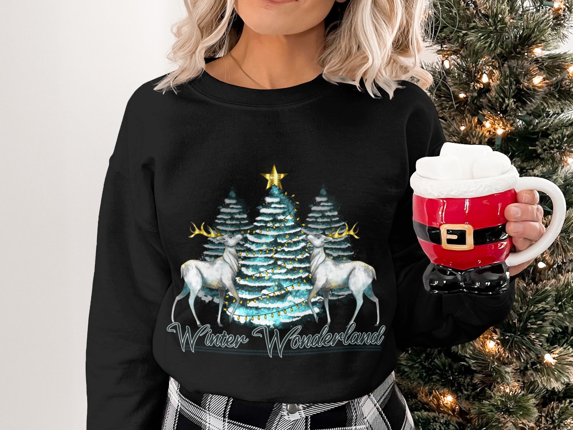 Winter Wonderland Christmas Sweatshirt for Festive Cheer