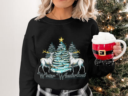 Winter Wonderland Christmas Sweatshirt for Festive Cheer