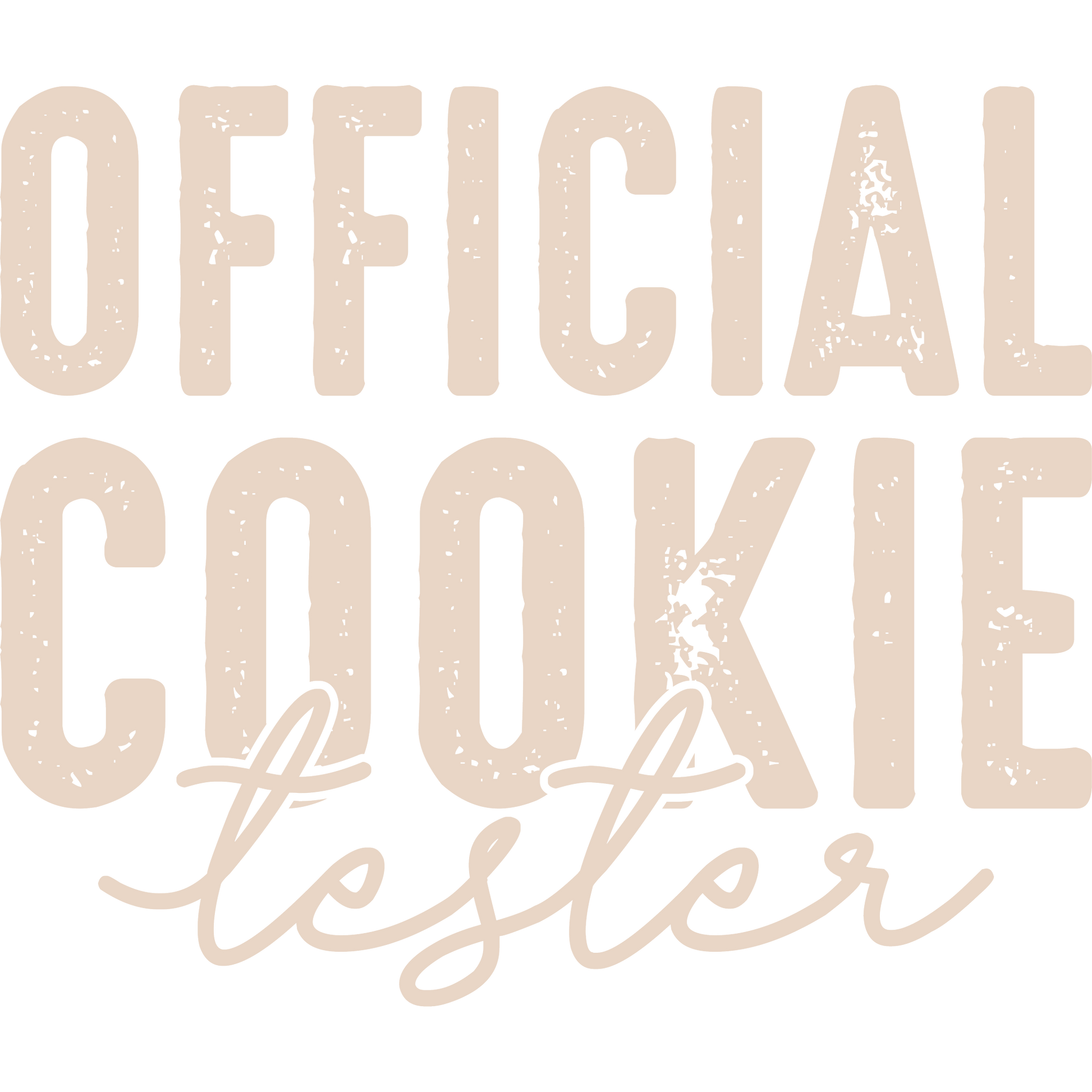 Official Cookie Tester Funny Shirt for Bakers