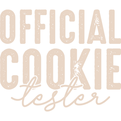 Official Cookie Tester Funny Shirt for Bakers
