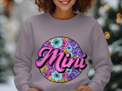 Mini Floral Graphics Women's Sweatshirt