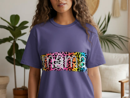 Colorful Leopard Print Mama Shirt Product