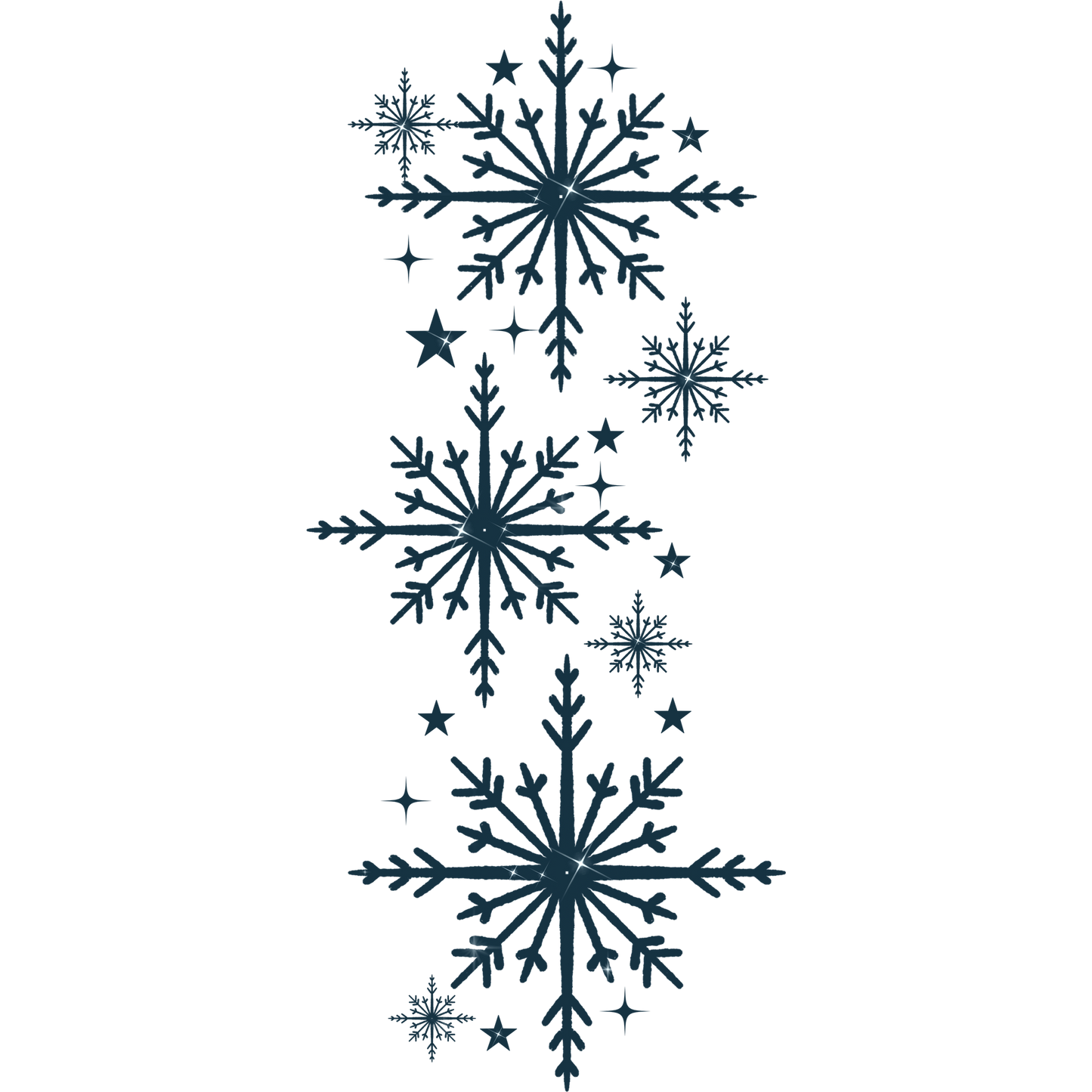 Snowflake Pattern Design Winter Themed Product