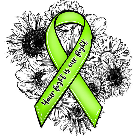 Your Fight Is Our Fight Green Ribbon Graphic Shirt