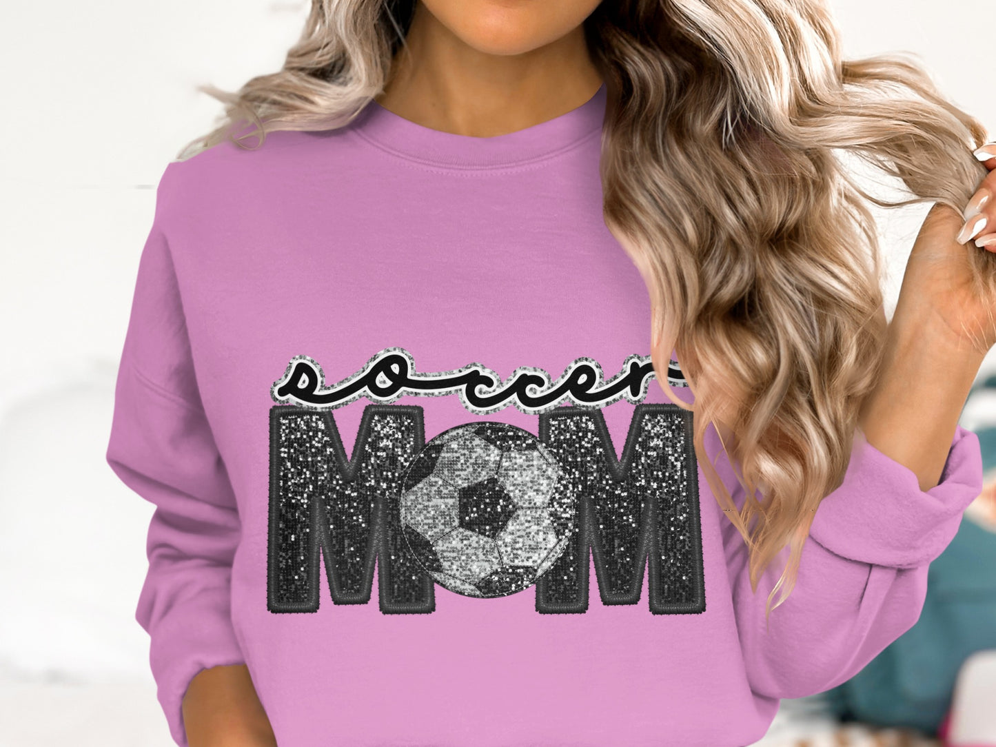 Soccer Mom Graphic Sweatshirt for Sports Lovers