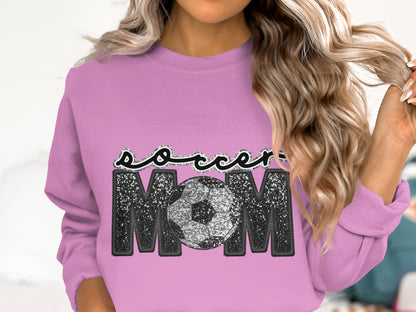 Soccer Mom Graphic Sweatshirt for Sports Lovers