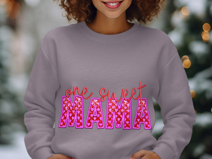 One Sweet Mama Festive Holiday Sweatshirt