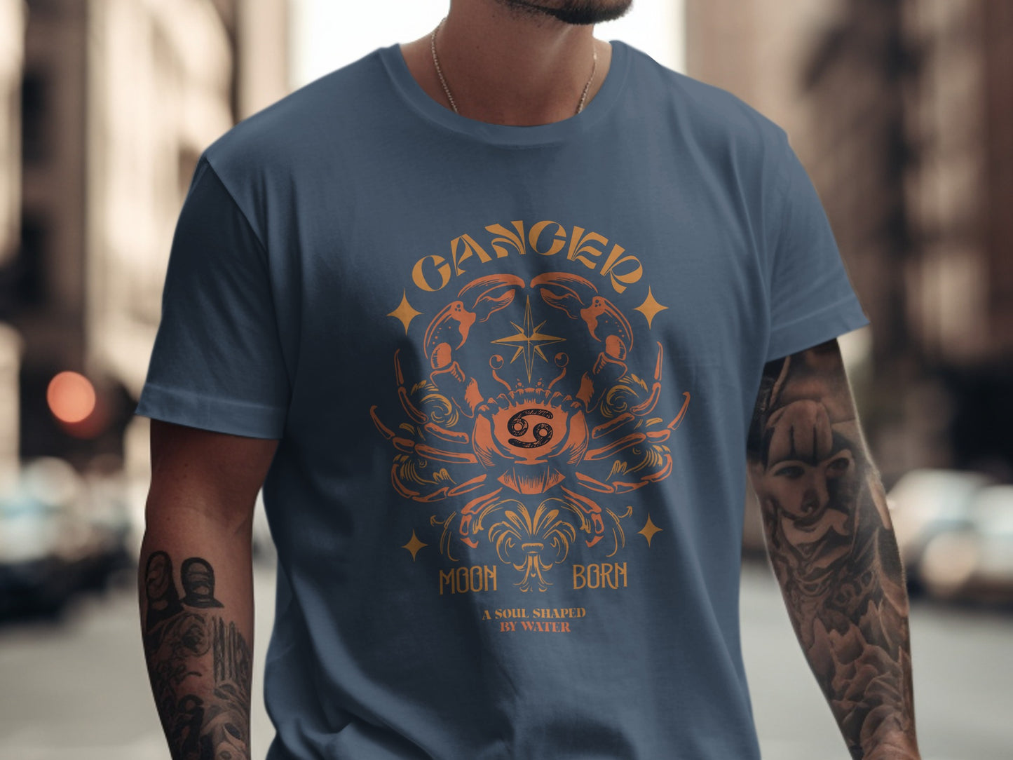 Cancer Zodiac Moon Born Shirt for Astrology Enthusiasts