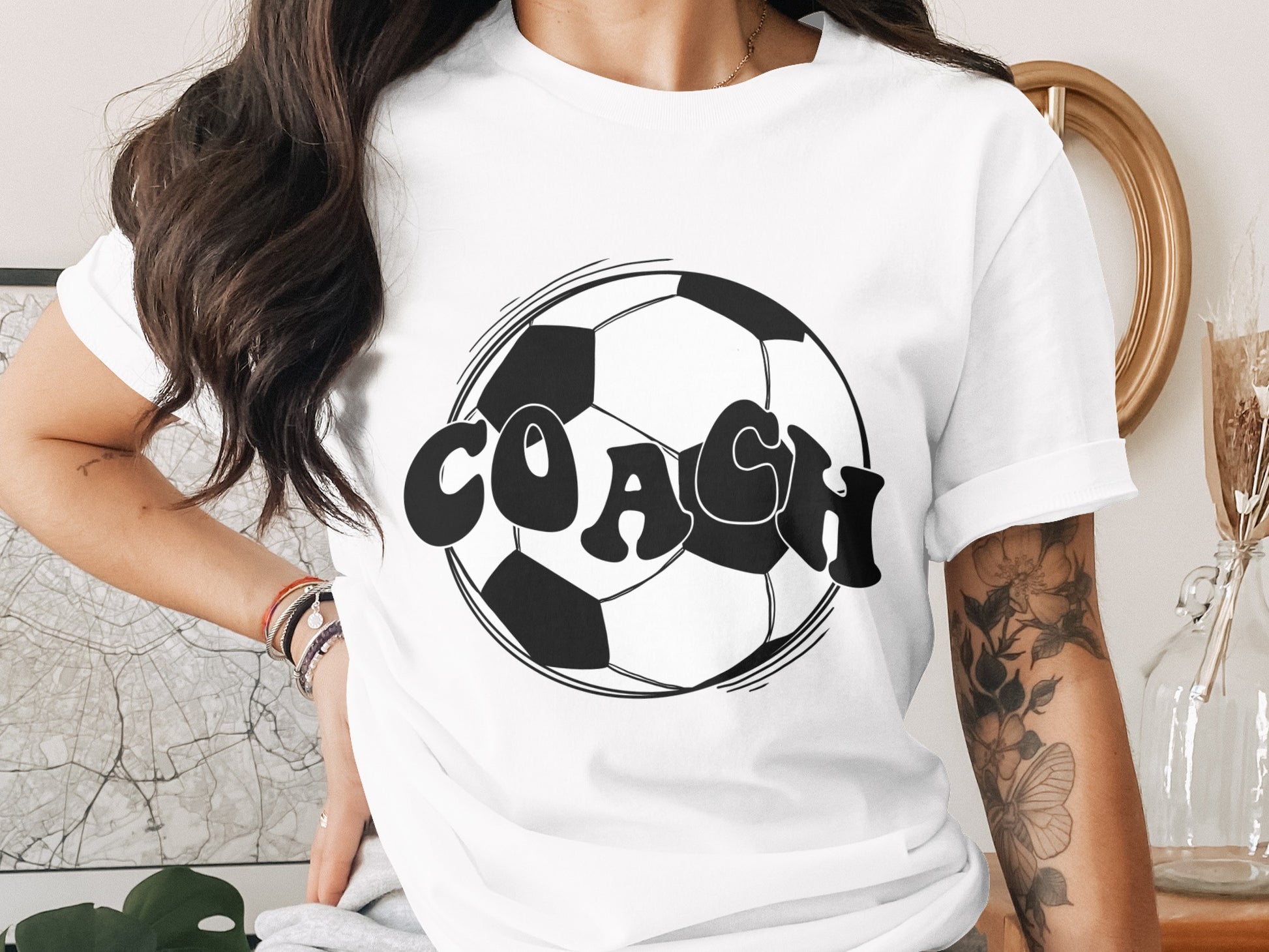 Soccer Coach Graphic Design T-shirt for Enthusiasts