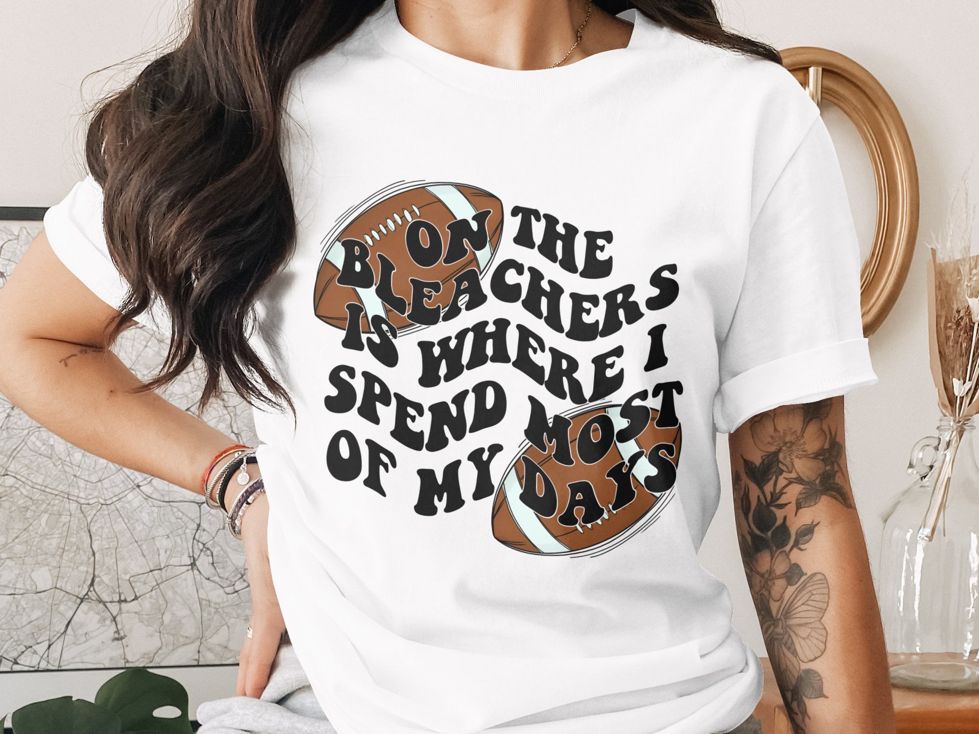 On The Bleachers Is Where I Spend My Most Days shirt