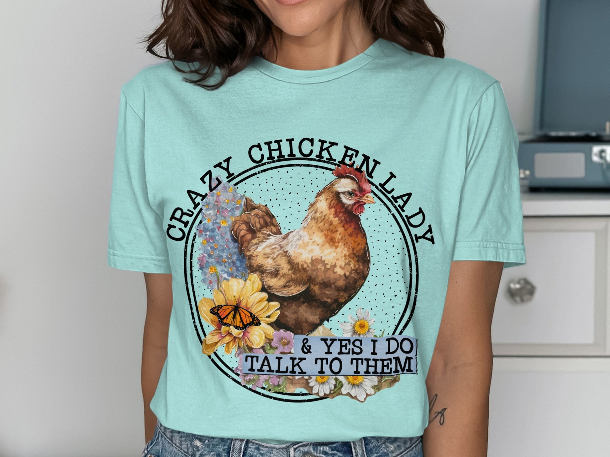 Crazy Chicken Lady & Yes I Do Talk to Them Shirt