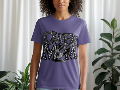 Cheer Mom Design with Cheerleader Graphic Shirt