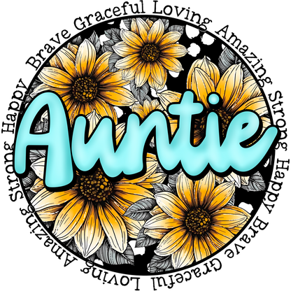 Auntie Brave Loving Amazing Happy Strong product