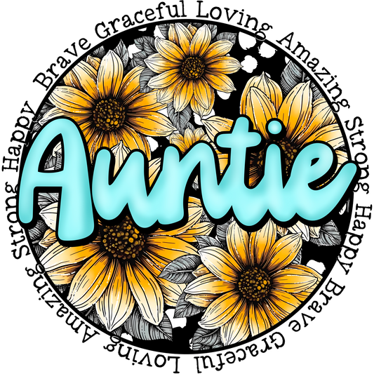 Auntie Brave Loving Amazing Happy Strong product