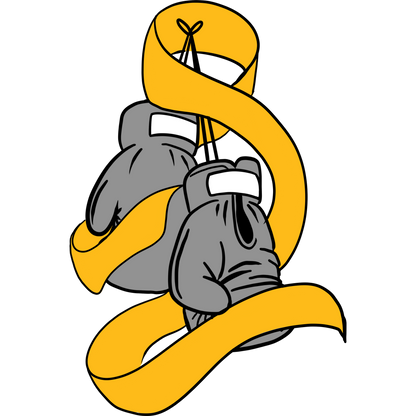 Unique Illustration of Hanging Boxing Gloves Design