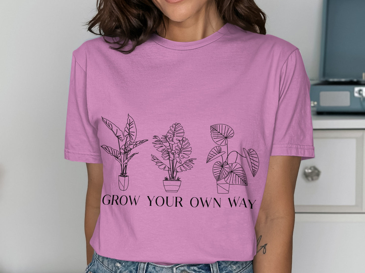 Grow Your Own Way Plant Graphic Tee