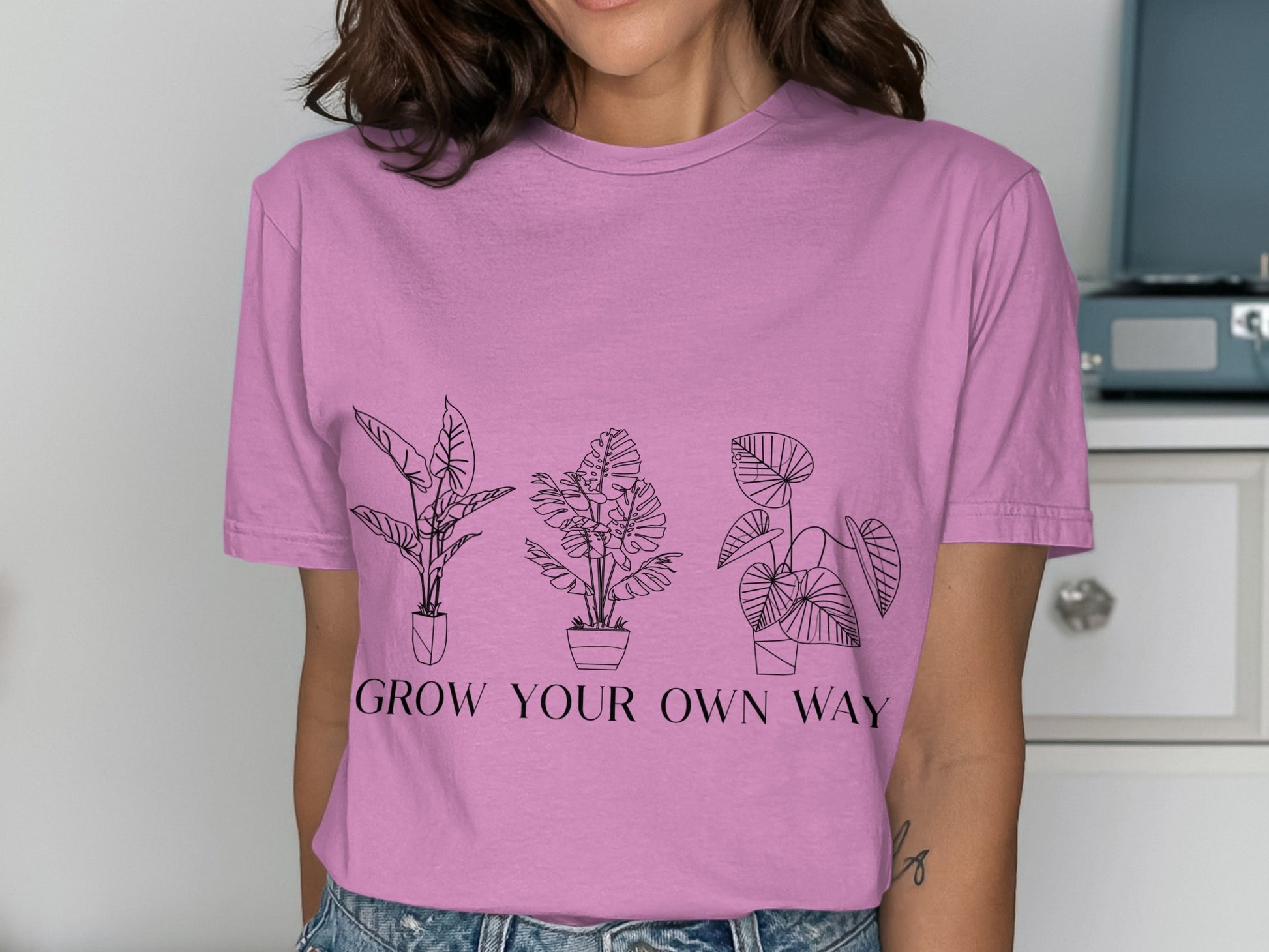 Grow Your Own Way Plant Graphic Tee