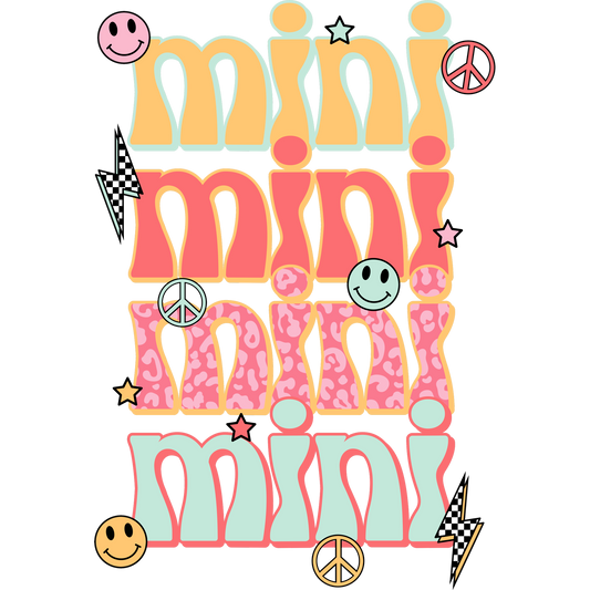 Mini Retro Style Graphic Print for Kids Collection