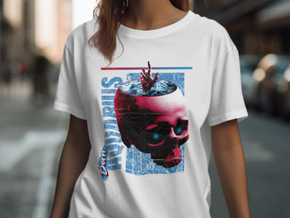 Don't Overthink Cool Skull Graphic T-Shirt