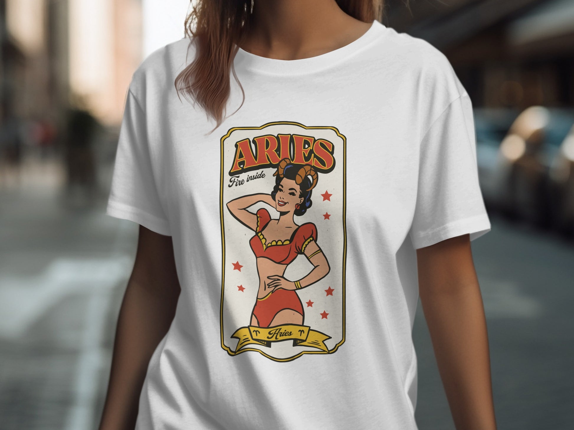 Aries Fire Inside Astrology T-Shirt Product