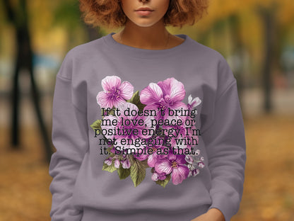 If it doesn't bring me love peace or positive energy product