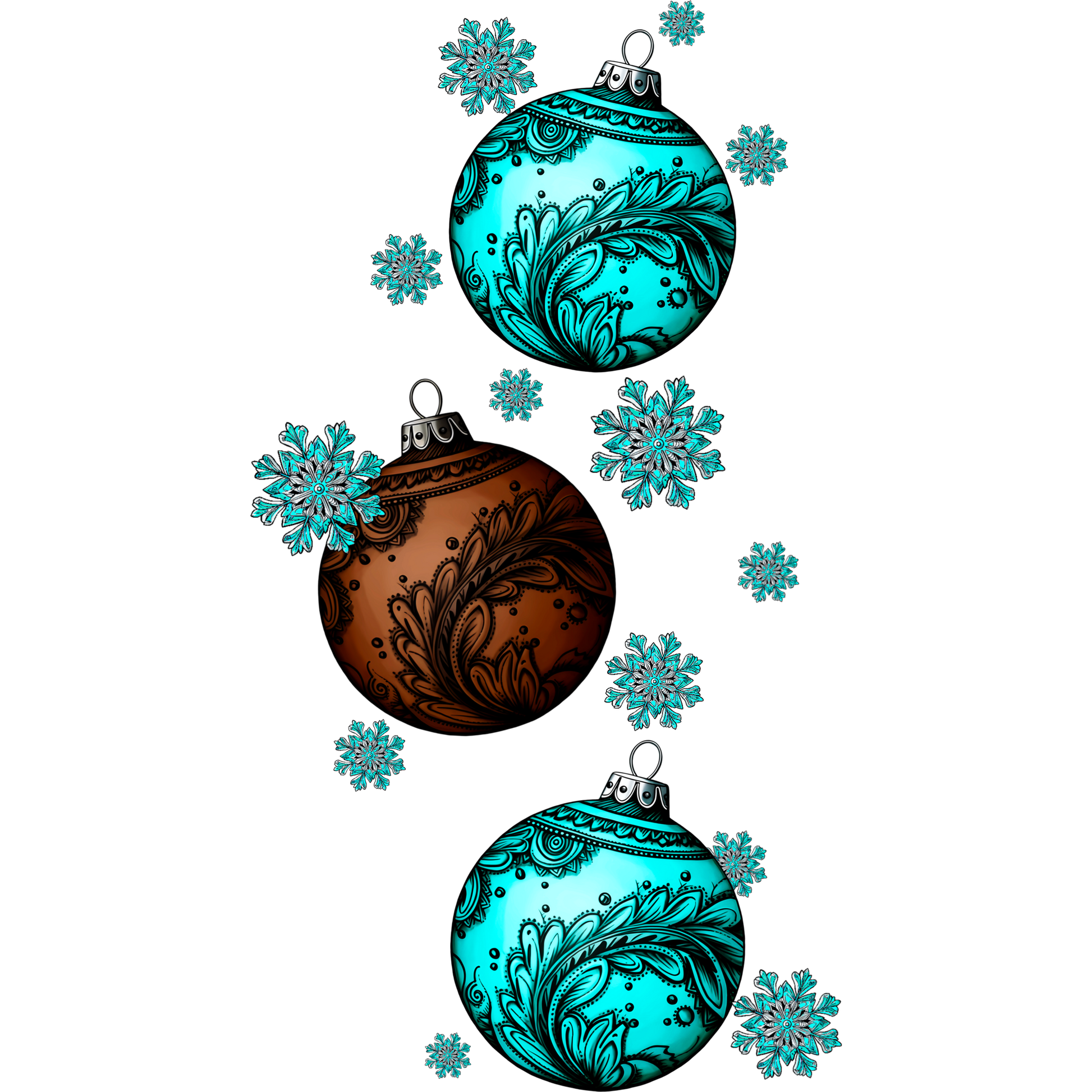 Elegant Festive Christmas Ornament Decorative Set