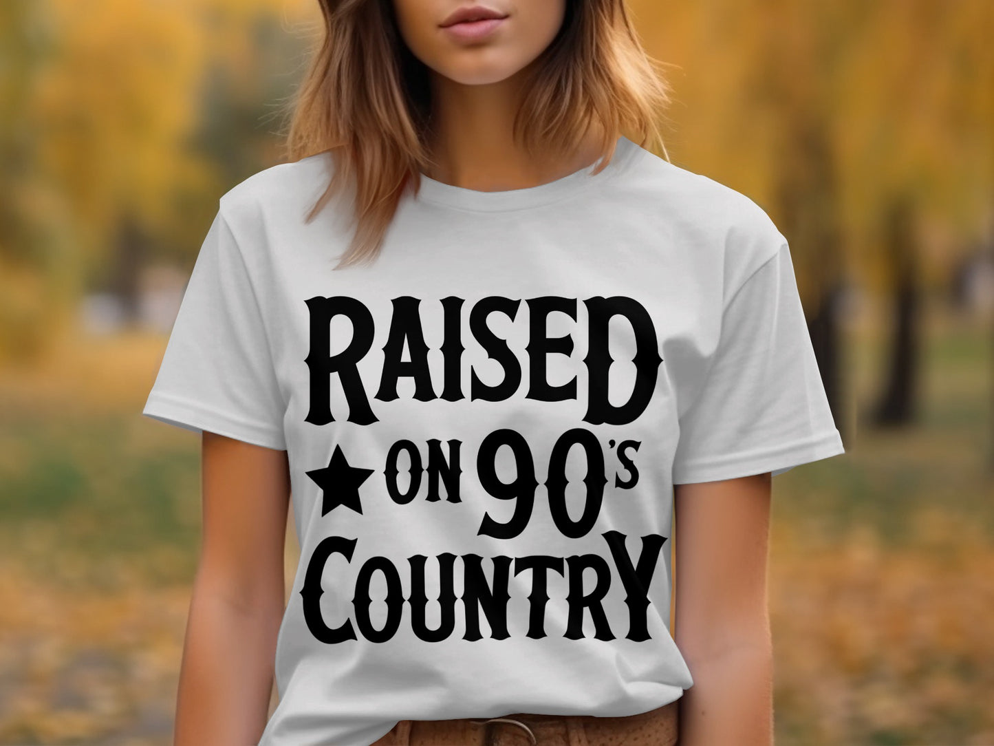 Raised on 90's Country Graphic T-Shirt