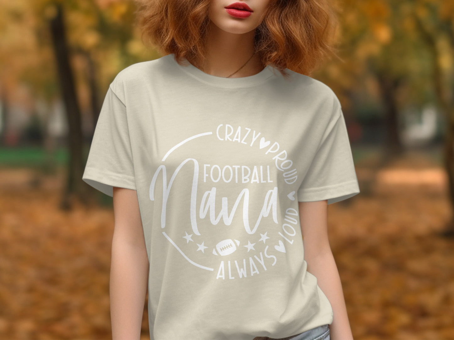 Crazy Proud Football Nana Always Loud Shirt product type