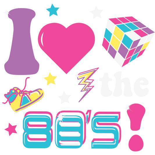 Retro 80's Design With Rubik's Cube Classic product