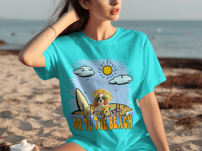 Life is Short Go to The Beach Graphic T-Shirt