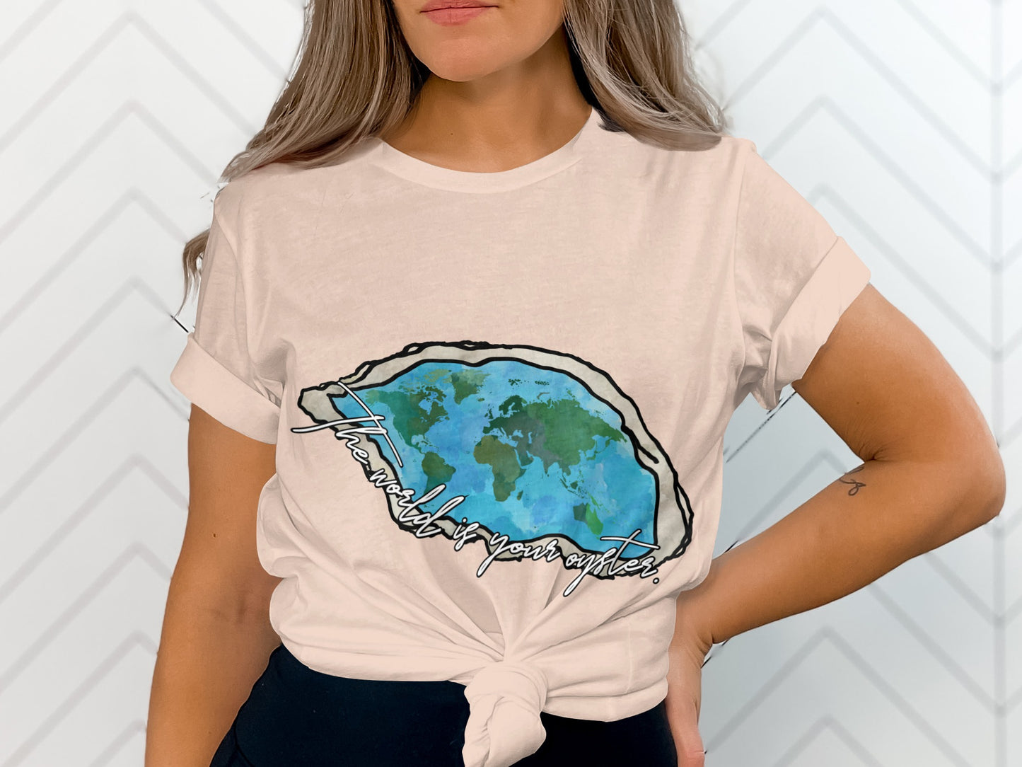 The World in Your Outline Graphic Tee