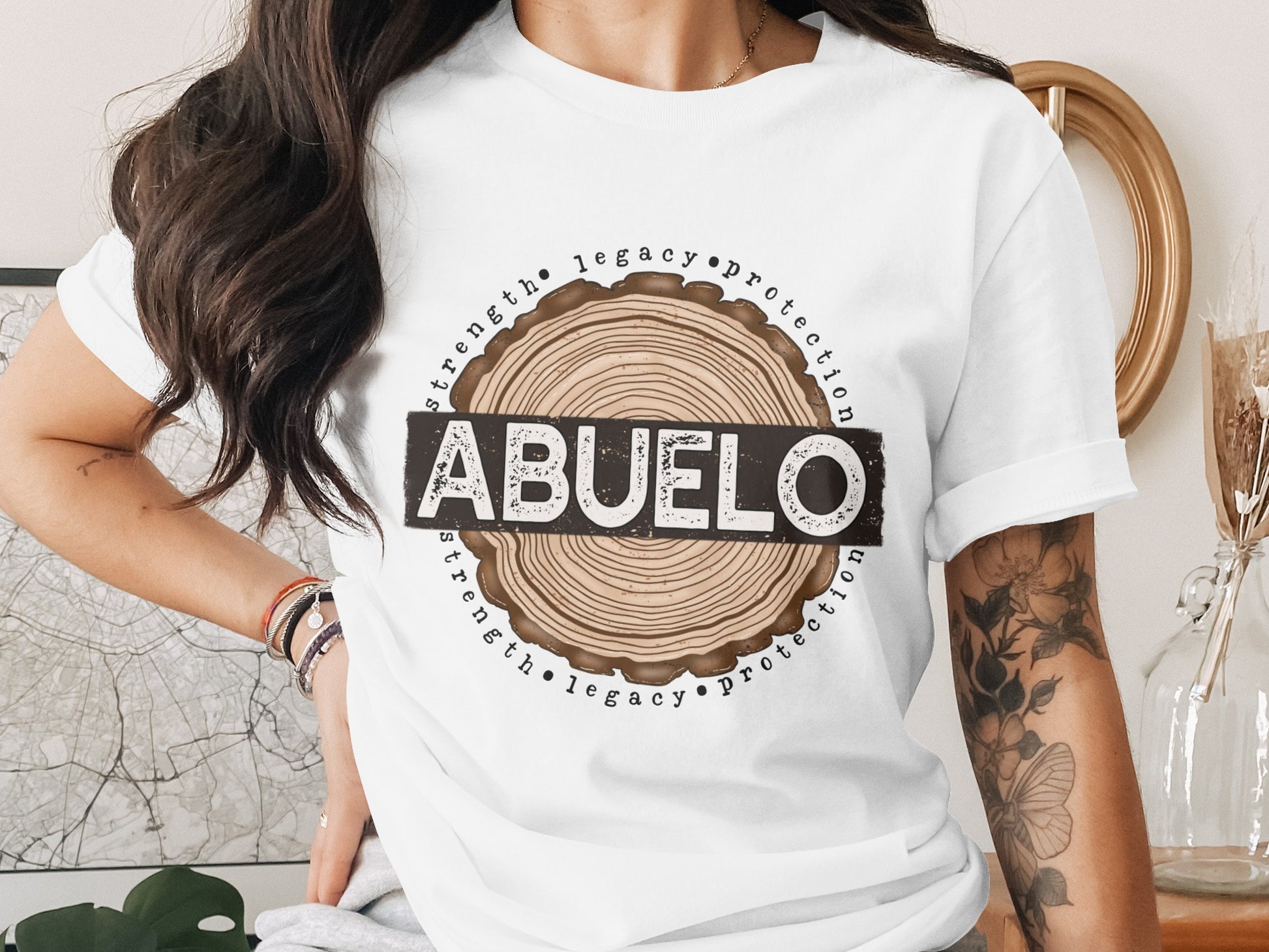 ABUELO Strength Legacy Protection Graphic T-Shirt