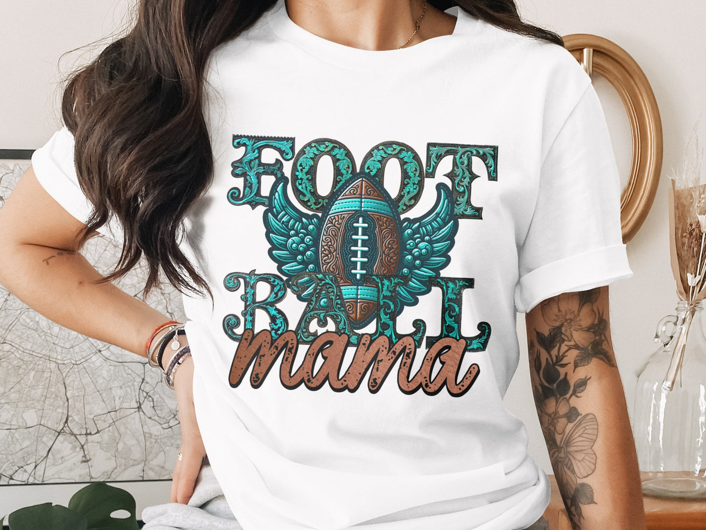 Football Mama Graphic Tee for Lovers of the Game