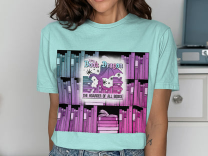 Book Dragon The Hoarder Of All Books Graphic Tee
