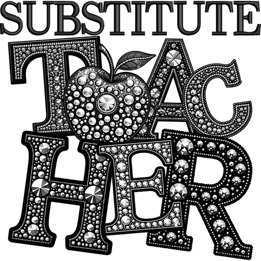 Substitute Teacher Sparkling Design product