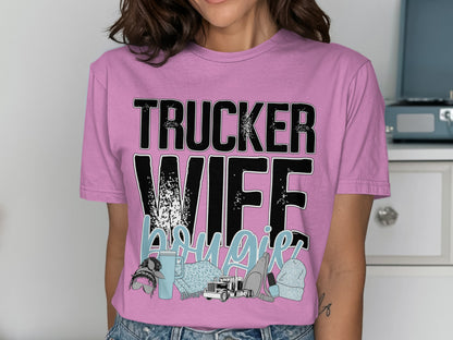 Trucker Wife Bougie Graphic Tee Product
