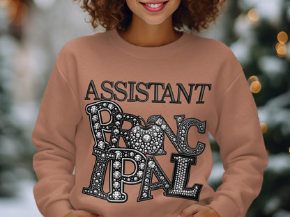 Stylish Assistant Principal Graphic Sweatshirt