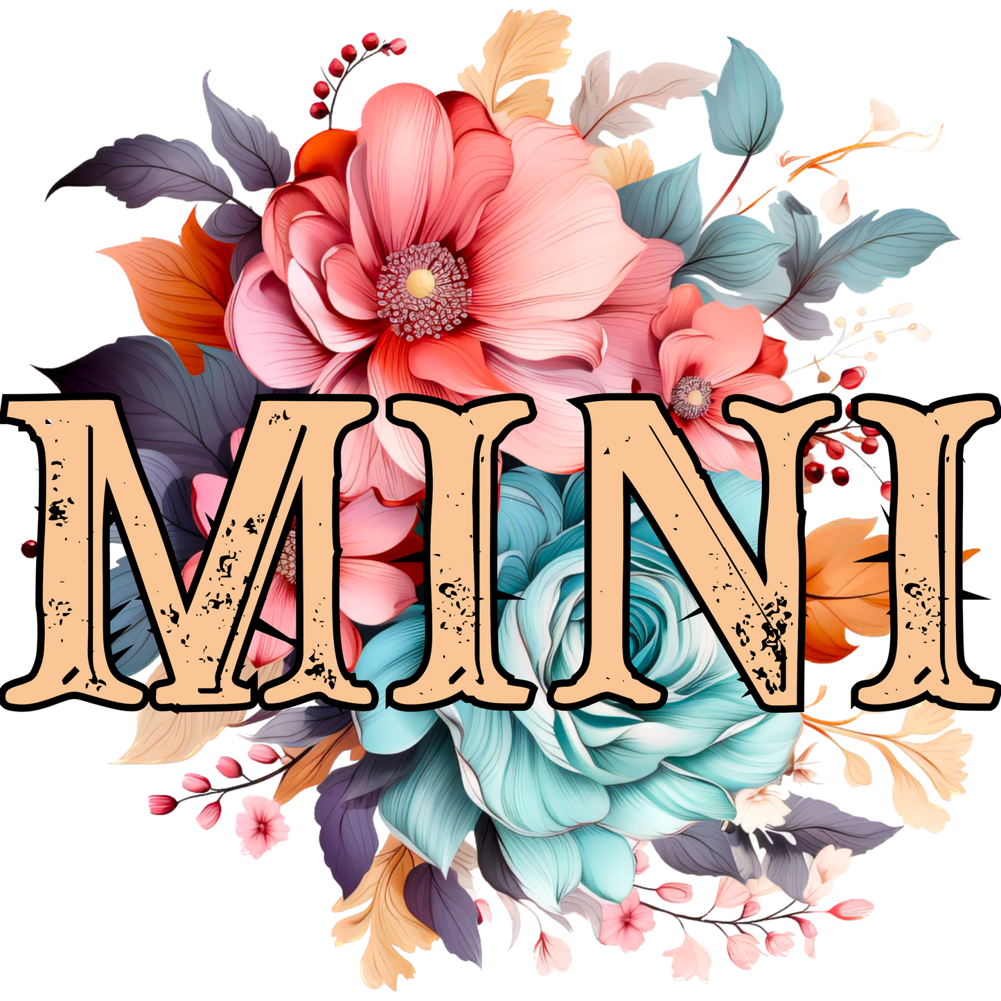 Floral Pattern Vibrant MINI Product Design