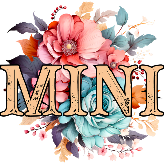 Floral Pattern Vibrant MINI Product Design