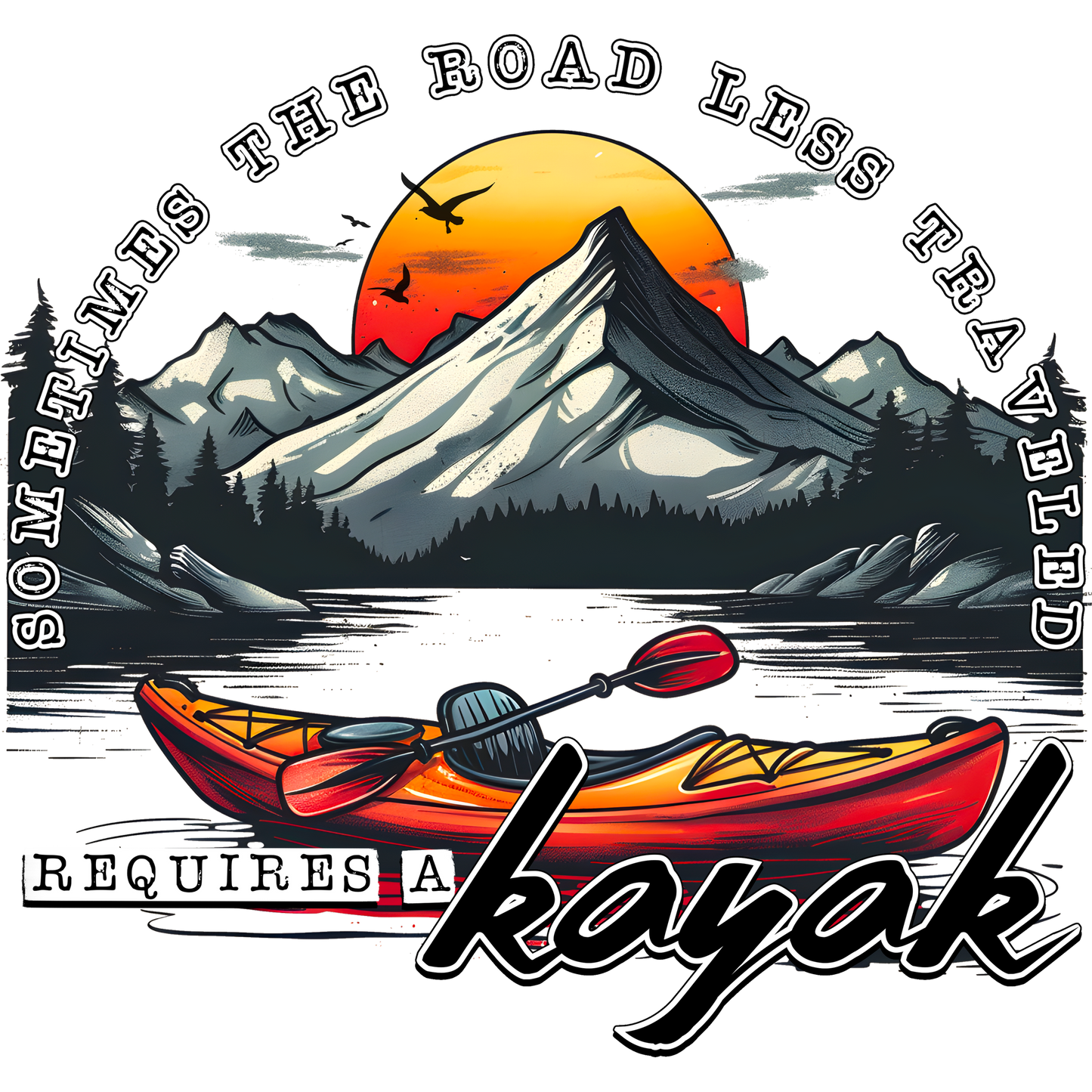Sometimes The Road Less Traveled Requires A Kayak product