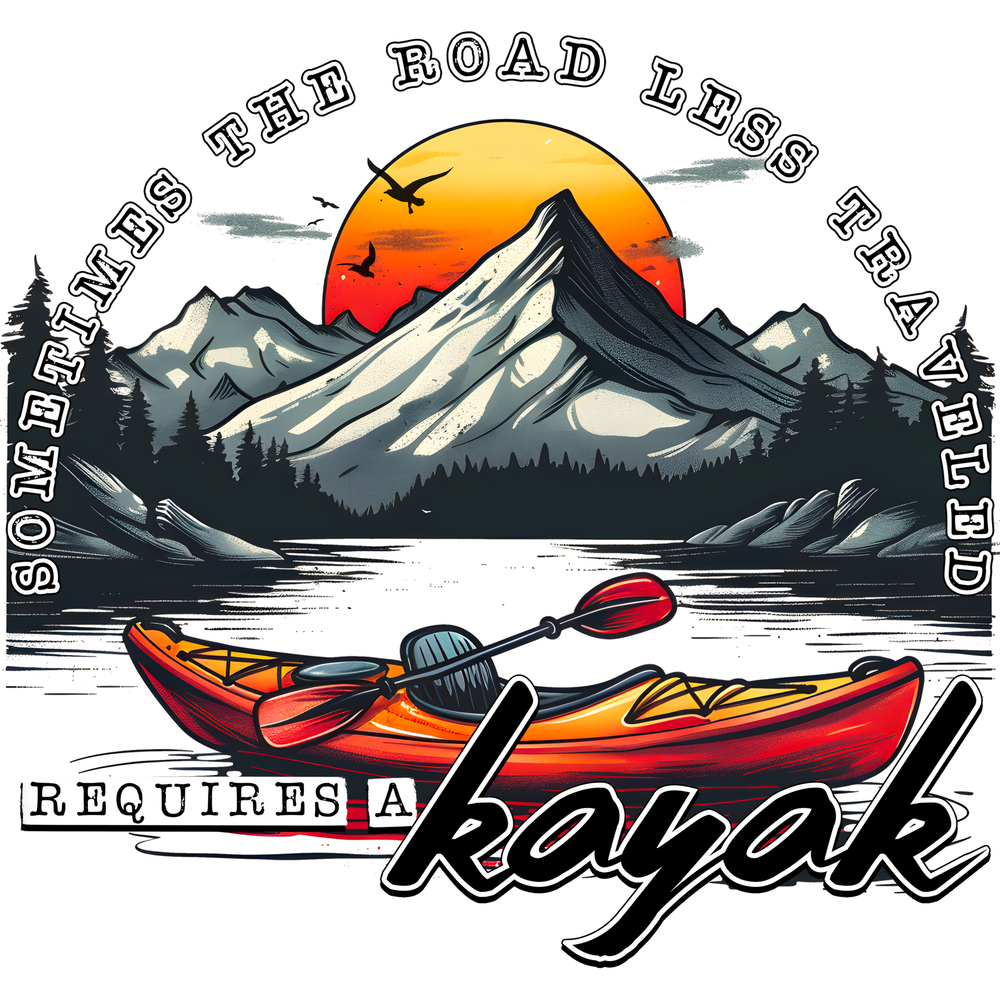 Sometimes The Road Less Traveled Requires A Kayak product