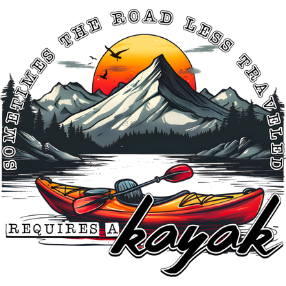 Sometimes The Road Less Traveled Requires A Kayak product