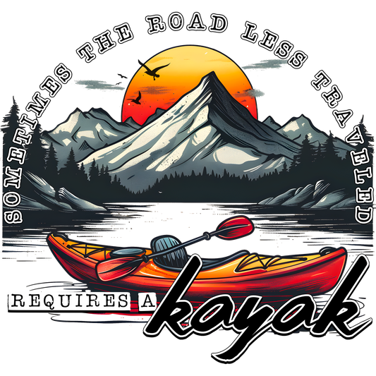 Sometimes The Road Less Traveled Requires A Kayak product