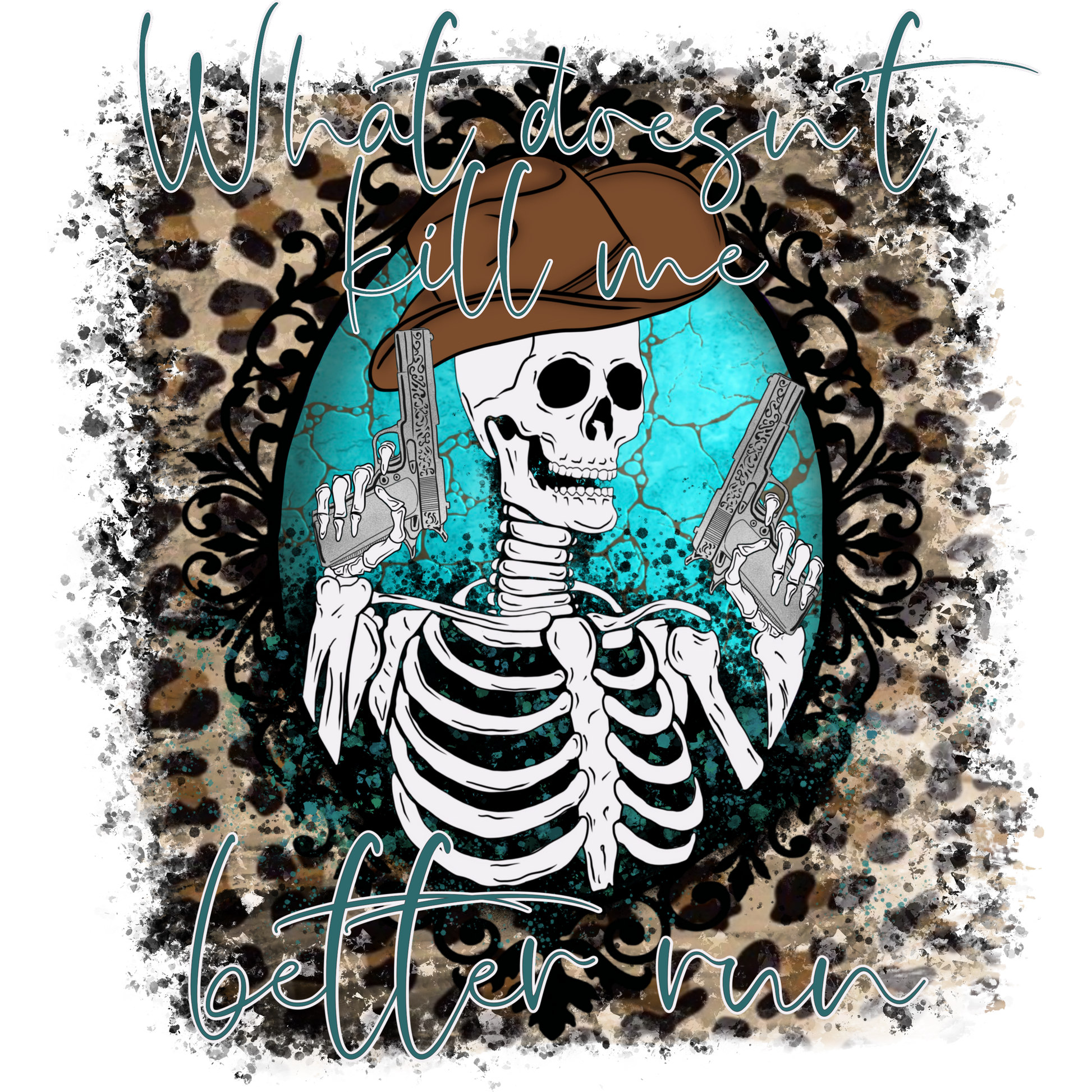 What Doesn't Kill Me Better Run Graphic Print Shirt