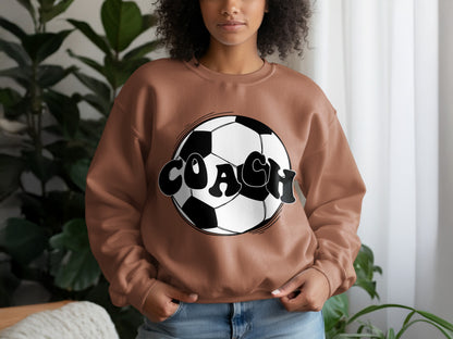 Soccer Ball Graphic Coach Sweatshirt Product