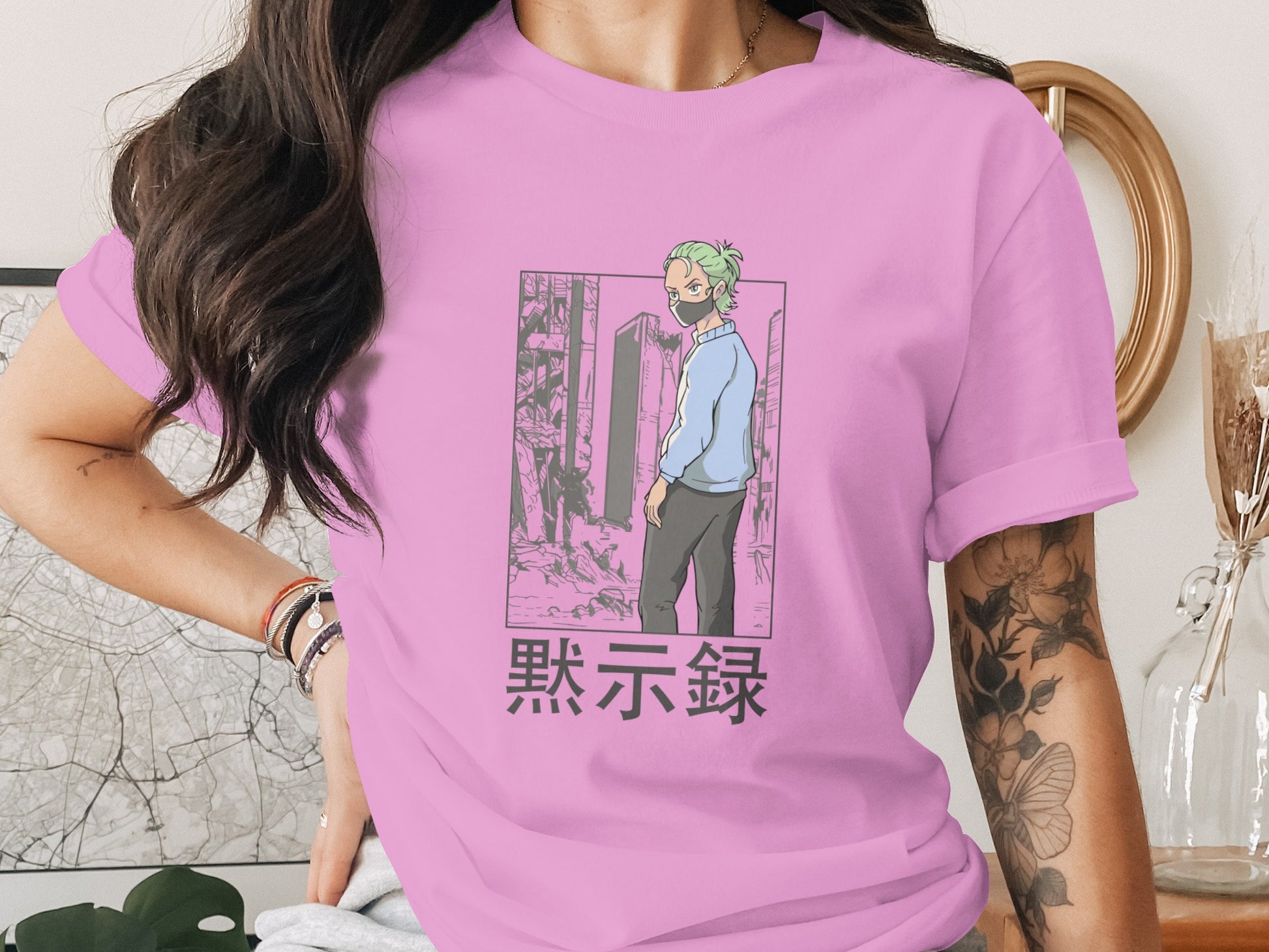 Stylish Graphic Purple T-Shirt with Trendy Design